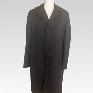 Elegant Black Trench Coat for Men